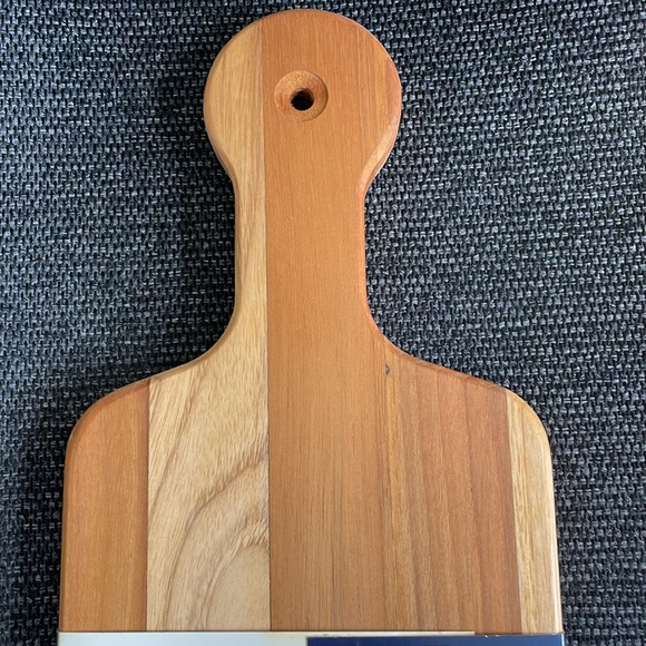 Brazilian Teak Paddle Board Cutting Board! NWT! - Picture 5 of 11